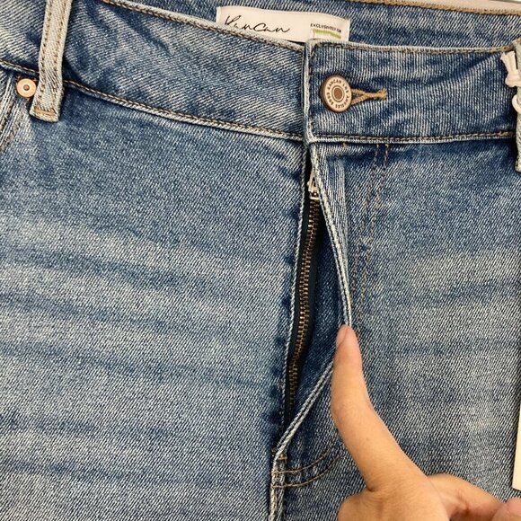 New Kancan For Maurices Distressed Stretch Comfy Slim Leg Jeans size 24 Plus - Picture 7 of 12